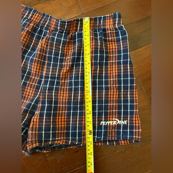 Pepperdine University plaid Flannel Boxer Shorts PJ size S - Picture 3 of 8